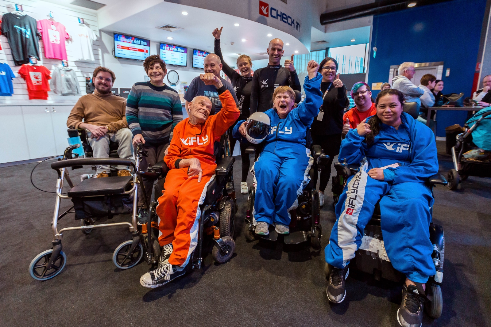 All Abilities events at iFLY Downunder