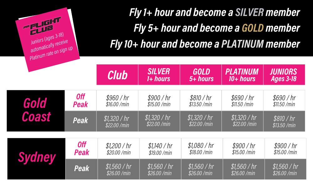 Flight Club Rates